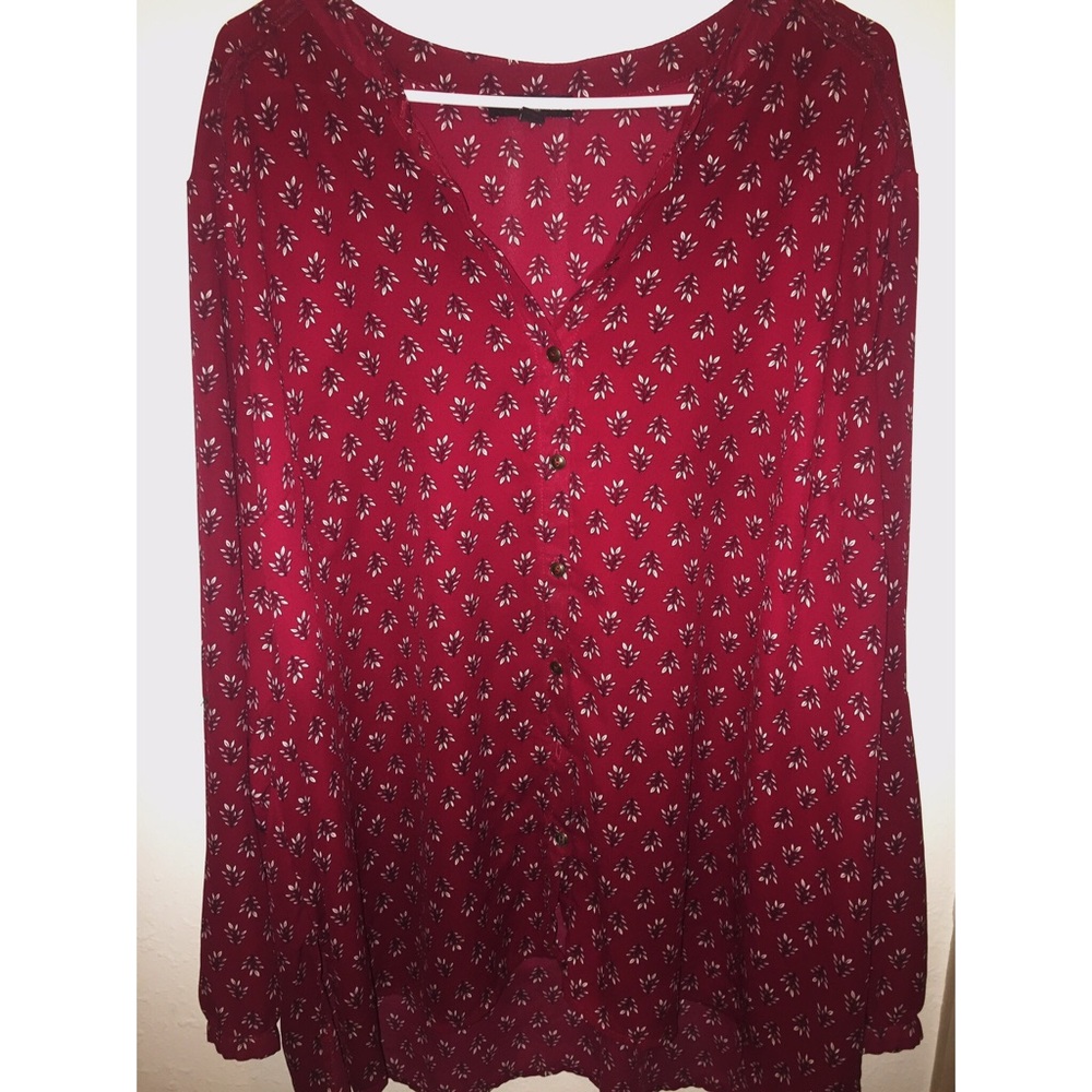 Red blouse